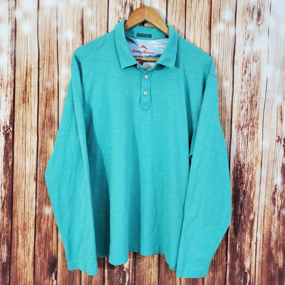 Tommy Bahamas Long Sleeve Polo XL